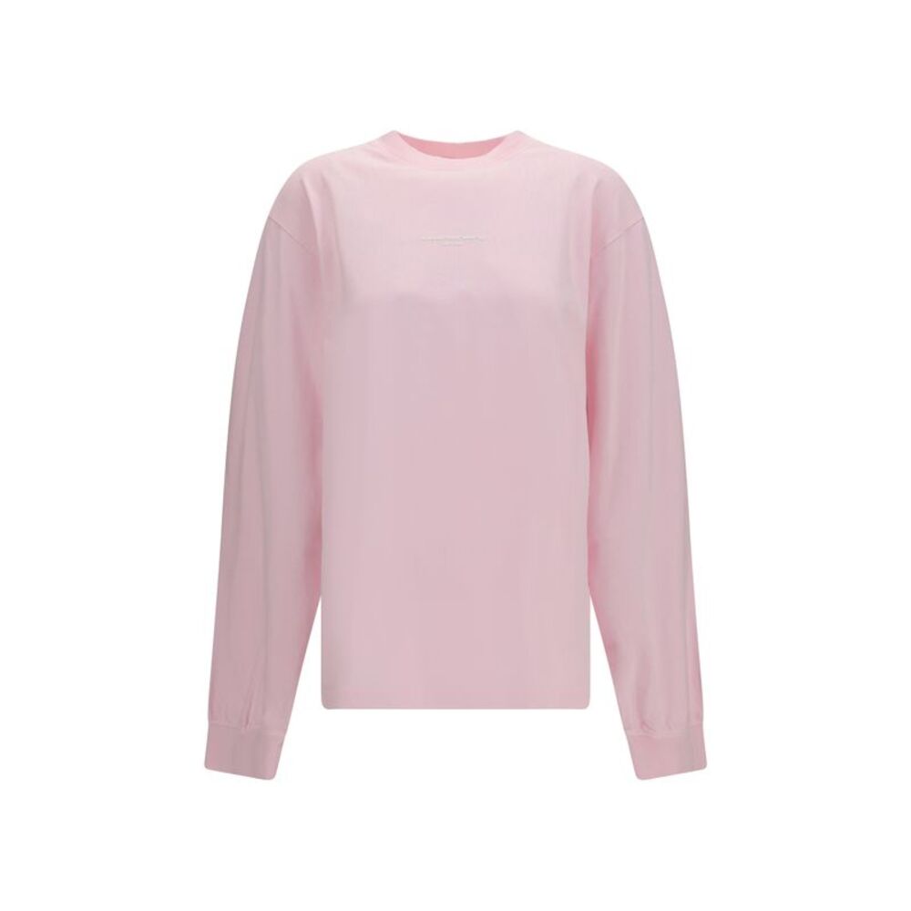 Alexander Wang Women Long-Sleeve Logo T-Shirt